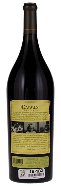 2015 Caymus Cabernet Sauvignon, 1.5ltr