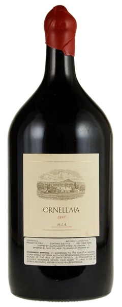 1998 Tenuta Dell'Ornellaia Ornellaia, 3.0ltr