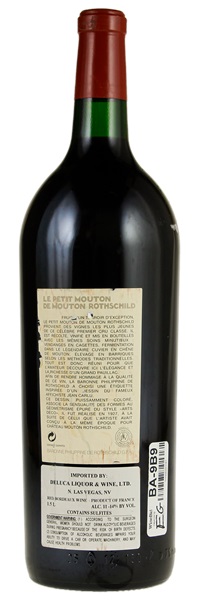 1997 Le Petit Mouton de Mouton Rothschild, 1.5ltr
